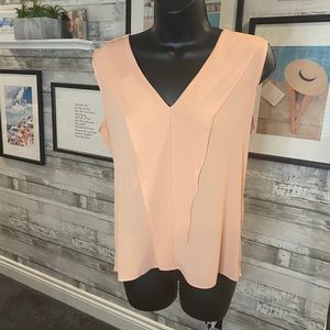 BCBG Peach Blouse